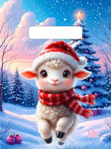Новогодний-шарфик