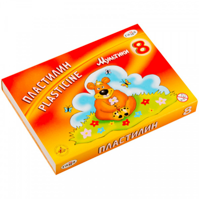 Пластилин 8цв. Мультики, Классика